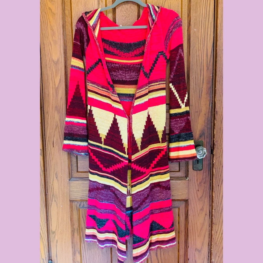Free People Lima Aztec Cardigan